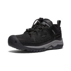 Keen Targhee Waterproof Schuhe Für Jugendliche | Black/Steel Grey -Keen Geschäft 047953cc6bbda1e1c32d785997ac089876b37070
