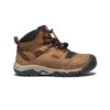 Keen Ridge Flex Waterproof Stiefel Für Jugendliche | Bison/Red Carpet -Keen Geschäft 11c1185473c32cc117352933b4803abfa0008551