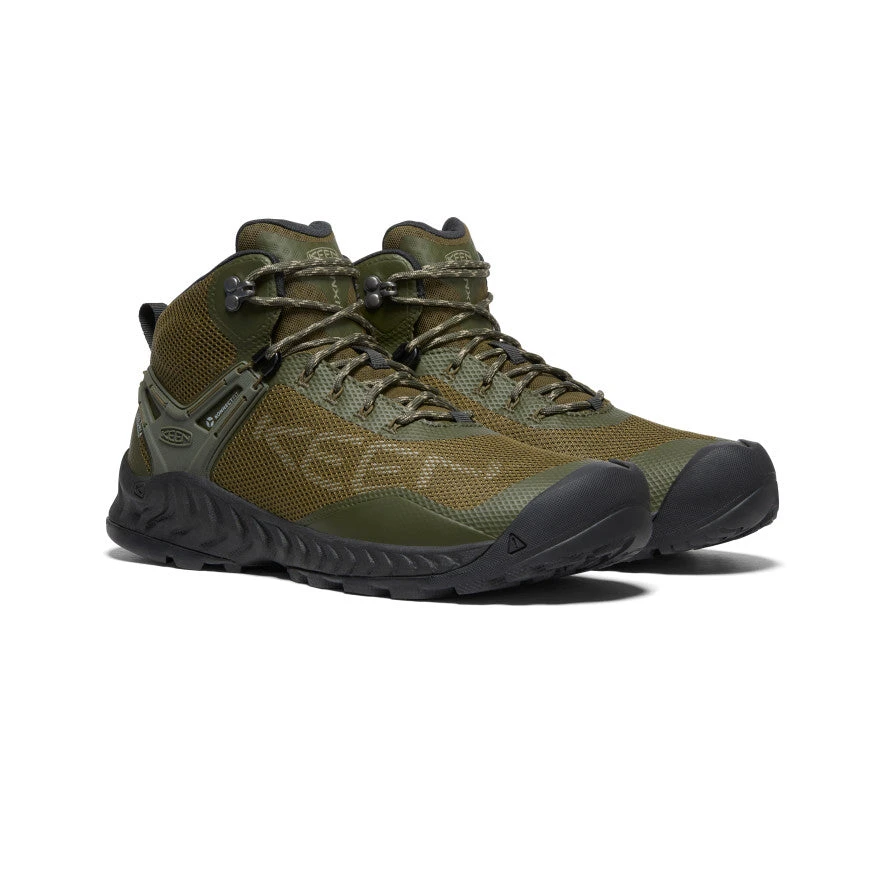Keen NXIS EVO Waterproof Mid Für Herren | Forest Night/Dark Olive 4 Keen NXIS EVO Waterproof Mid Für Herren | Forest Night/Dark Olive – Bild 2