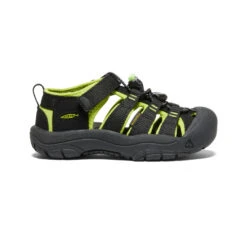 Keen Newport H2 Für Jüngere Kinder | Black/Lime Green