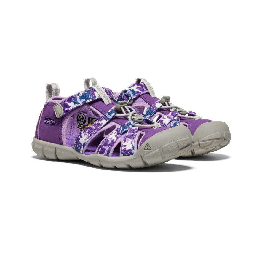 Keen Seacamp II CNX Sandale Für Jugendliche | Camo/Tillandsia Purple 4 Keen Seacamp II CNX Sandale Für Jugendliche | Camo/Tillandsia Purple – Bild 2