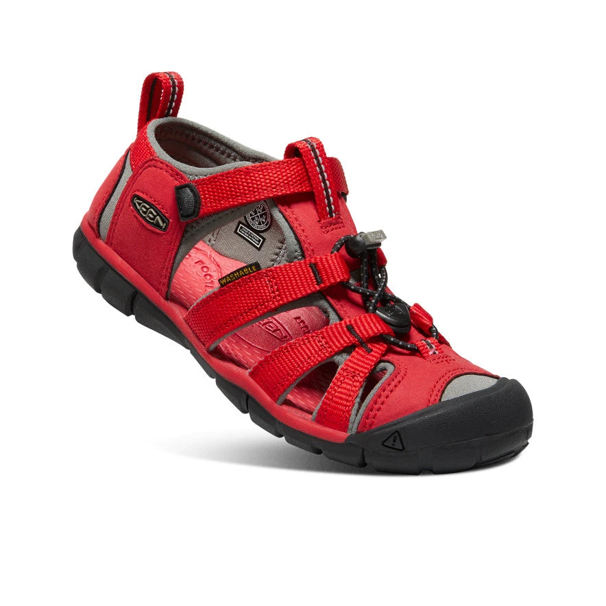 Keen Seacamp II CNX Sandale Für Jugendliche | Racing Red/Gargoyle 5 Keen Seacamp II CNX Sandale Für Jugendliche | Racing Red/Gargoyle – Bild 3