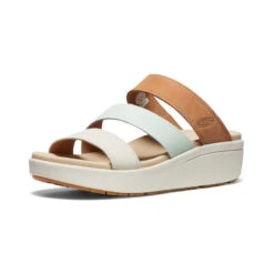 Keen Ellecity Slide Mit Keilabsatz Für Damen | Natural Leather/Clearly Aqua -Keen Geschäft 3b515c298aa0580cf0d6500b7df91182cb1eb093