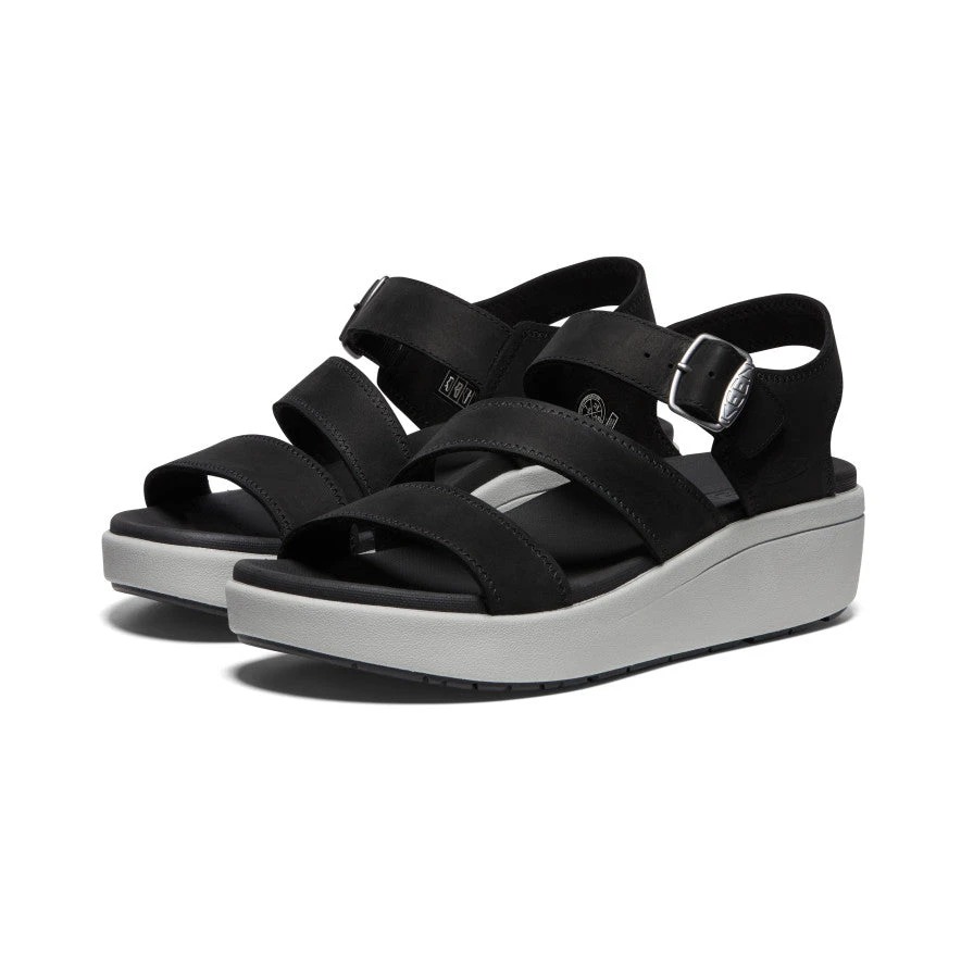 Keen Ellecity Sandale Mit Keilabsatz Für Damen | Black/Drizzle 4 Keen Ellecity Sandale Mit Keilabsatz Für Damen | Black/Drizzle – Bild 2