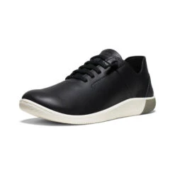 Keen KNX Ungefütterte Ledersneaker Für Damen | Black/Star White -Keen Geschäft 45b79521c4237eaff1cf0cb74dc360400ff6a0a3