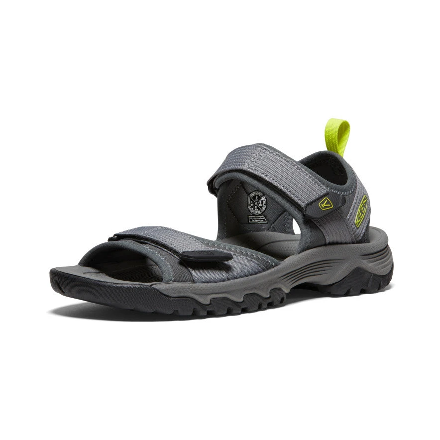 Keen Targhee III Open-Toe H2 Sandalen Für Herren | Steel Grey/Evening Primrose 4 Keen Targhee III Open-Toe H2 Sandalen Für Herren | Steel Grey/Evening Primrose – Bild 3
