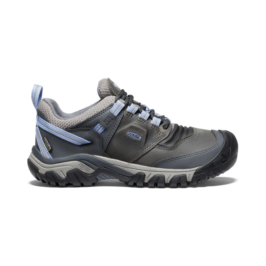 Keen Ridge Flex Waterproof Wanderschuhe Für Damen | Steel Grey/Hydrangea 3 Keen Ridge Flex Waterproof Wanderschuhe Für Damen | Steel Grey/Hydrangea