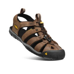 Keen Clearwater Leather CNX Sandale Für Herren | Dark Earth/Black -Keen Geschäft 57de6ca65e9c42f6a5342304fe011e5ba0e46f61
