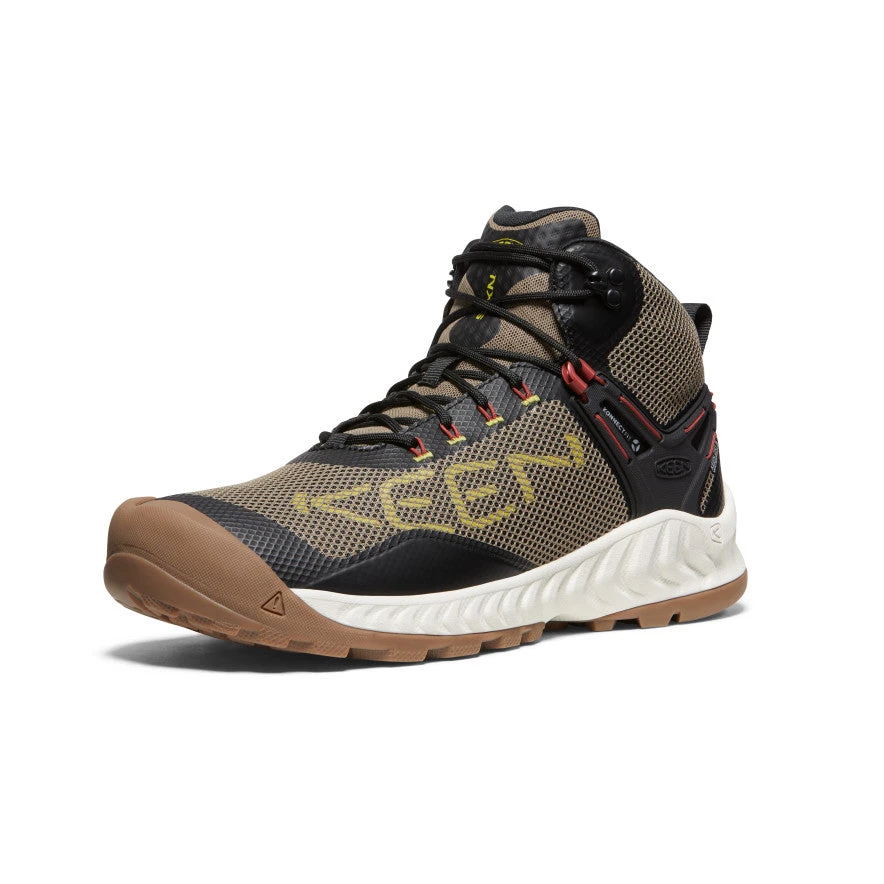 Keen NXIS EVO Waterproof Mid Für Herren | Brindle/Citronelle 5 Keen NXIS EVO Waterproof Mid Für Herren | Brindle/Citronelle – Bild 3
