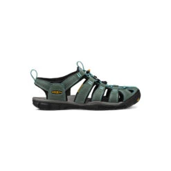 Keen Clearwater Leather CNX Sandale Für Damen | Mineral Blue/Yellow
