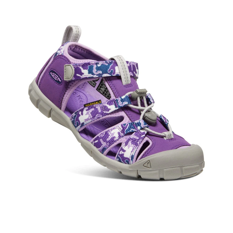 Keen Seacamp II CNX Sandale Für Jugendliche | Camo/Tillandsia Purple 5 Keen Seacamp II CNX Sandale Für Jugendliche | Camo/Tillandsia Purple – Bild 3