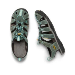 Keen Clearwater Leather CNX Sandale Für Damen | Mineral Blue/Yellow -Keen Geschäft 782202d9d9e4ba3a9994380ed42abeffb8d40d68