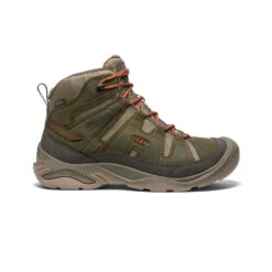 Keen Circadia Waterproof Wanderstiefel Für Herren | Dark Olive/Potters Clay