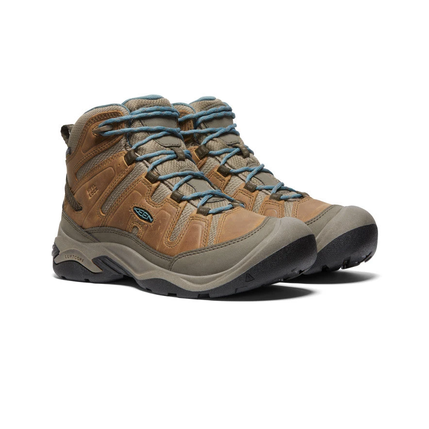 Keen Circadia Waterproof Wanderstiefel Für Damen | Toasted Coconut/North Atlantic 4 Keen Circadia Waterproof Wanderstiefel Für Damen | Toasted Coconut/North Atlantic – Bild 2