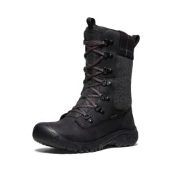 Keen Greta Tall Waterproof Stiefel Für Damen | Black/Black Plaid -Keen Geschäft bdf1f155a90e4a01c59bd4335d6b406c26f388c9