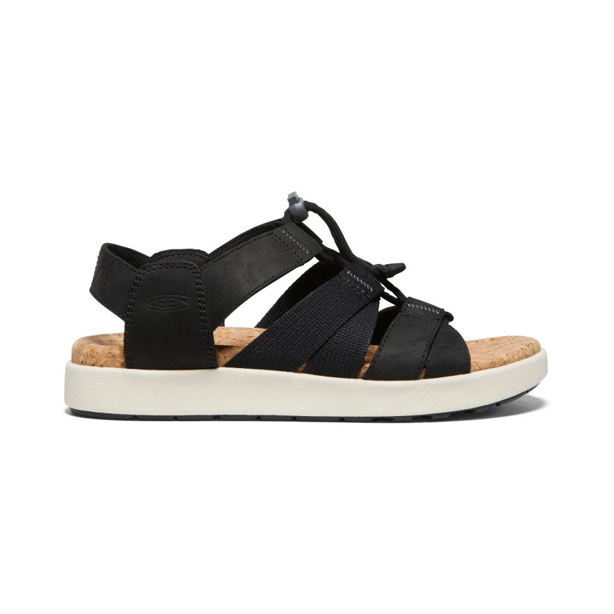 Keen Elle Mixed Riemchensandalen Für Damen | Black/Birch 3 Keen Elle Mixed Riemchensandalen Für Damen | Black/Birch