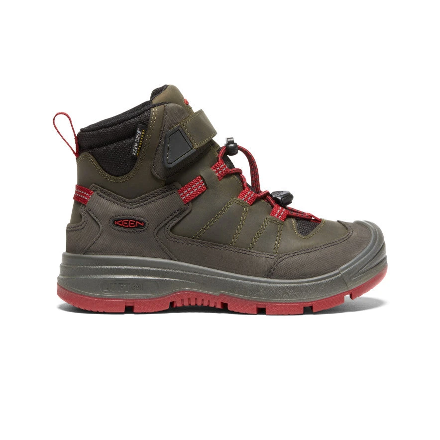 Keen Redwood Waterproof Mid Stiefel Für Jugendliche | Steel Grey/Red Dahlia 3 Keen Redwood Waterproof Mid Stiefel Für Jugendliche | Steel Grey/Red Dahlia