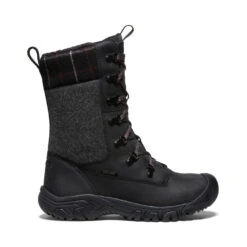 Keen Greta Tall Waterproof Stiefel Für Damen | Black/Black Plaid