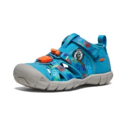 Keen Little Kids' Seacamp II CNX Sandal X Smokey Bear | Smokey Bear/Fjord Blue -Keen Geschäft fc79a296cb0f2c679702712ecf2835e32f9c05c5