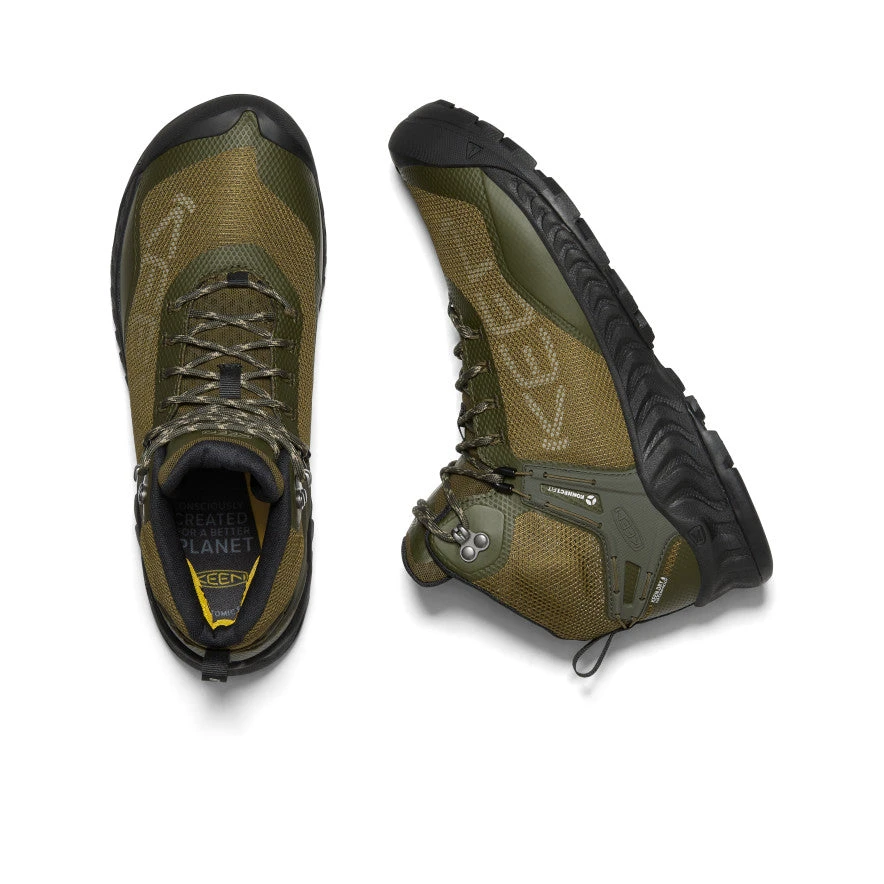 Keen NXIS EVO Waterproof Mid Für Herren | Forest Night/Dark Olive 5 Keen NXIS EVO Waterproof Mid Für Herren | Forest Night/Dark Olive – Bild 3