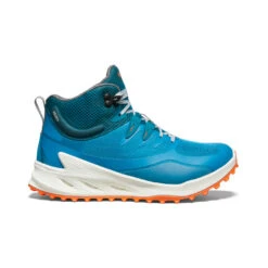 Keen Zionic Waterproof Wanderstiefel Für Damen | Fjord Blue/Tangerine